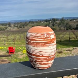 Handmade Sedona Swirl Pottery Vase – Inspired by Sedona's Vortex Energy